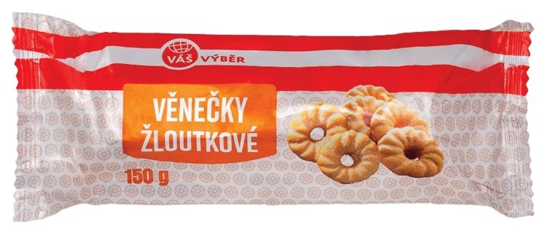 Trvanlivé potraviny - Váš Výběr Věnečky žloutkové 150g