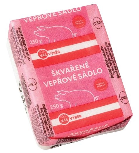 Uzeniny a lahůdky - Váš Výběr Vepřové sádlo 250g