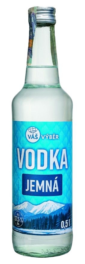 Nápoje - Váš Výběr Vodka jemná 37,5% 0,5l