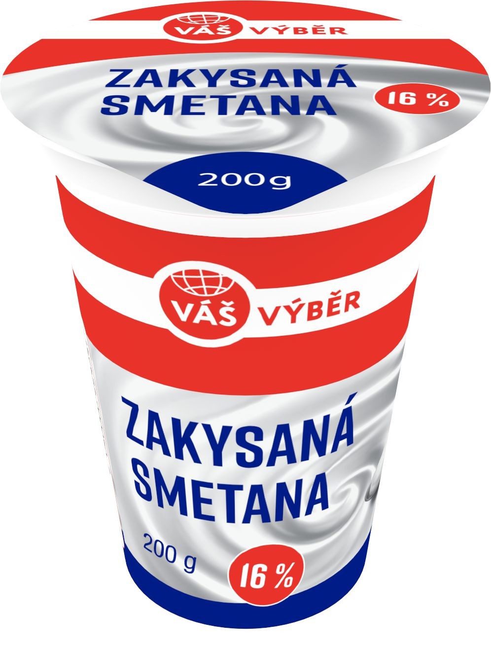 Mléčné a chlazené - Váš Výběr Zakysaná smetana 16% 200g