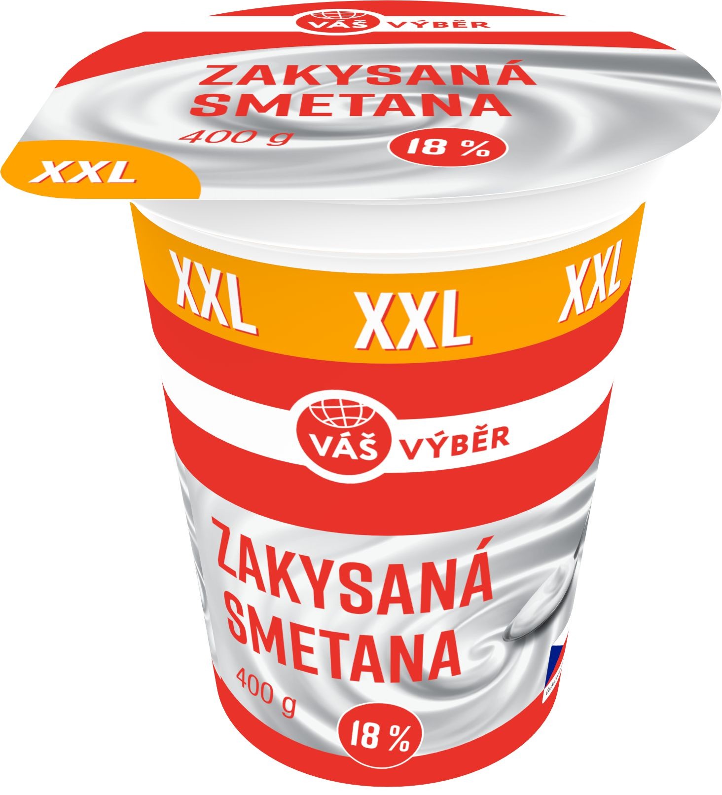 Mléčné a chlazené - Váš Výběr Zakysaná smetana 18%  400g