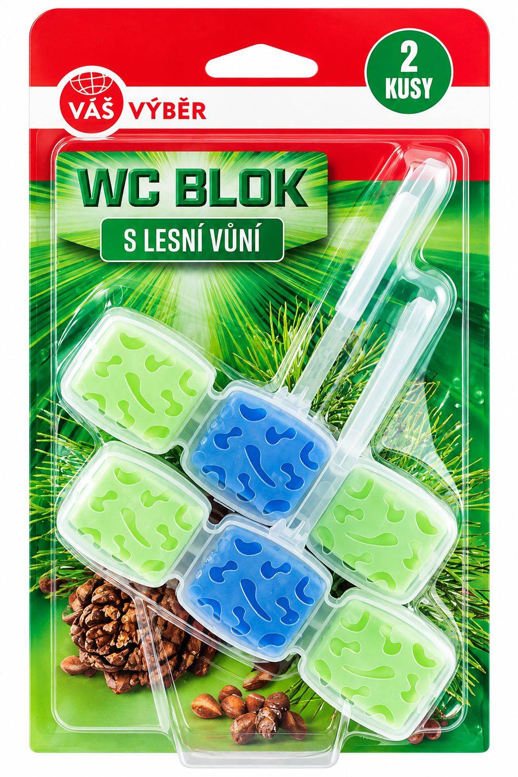 Drogerie a kosmetika - Váš Výběr závěs do WC- Forest  2x45 g