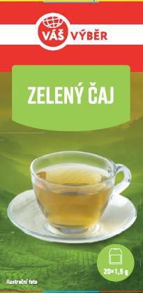 Nápoje - Váš Výběr Zelený čaj 30g