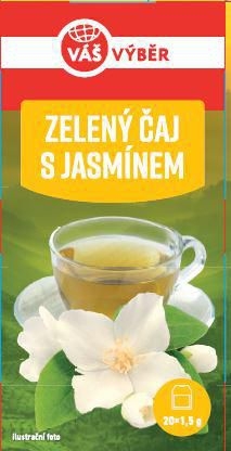 Nápoje - Váš Výběr Zelený čaj s jasmínem 30g