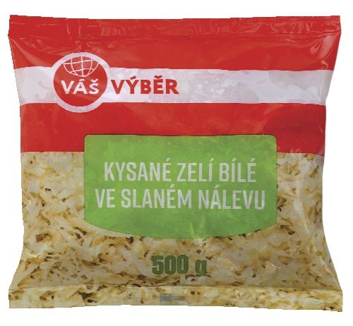 Trvanlivé potraviny - Váš Výběr Zelí kysané bílé 500g