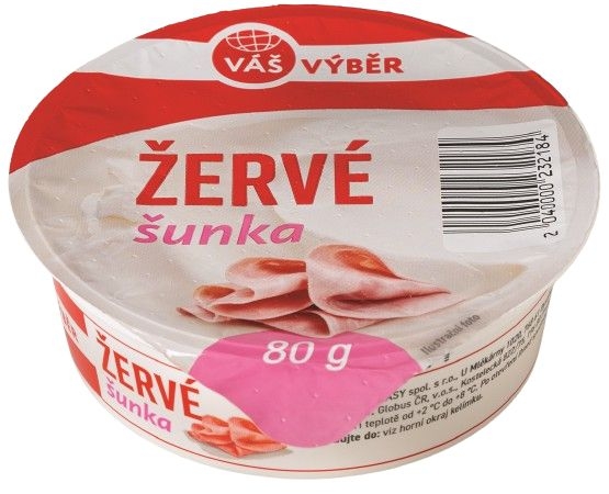 Mléčné a chlazené - Váš Výběr Žervé šunka 80 g