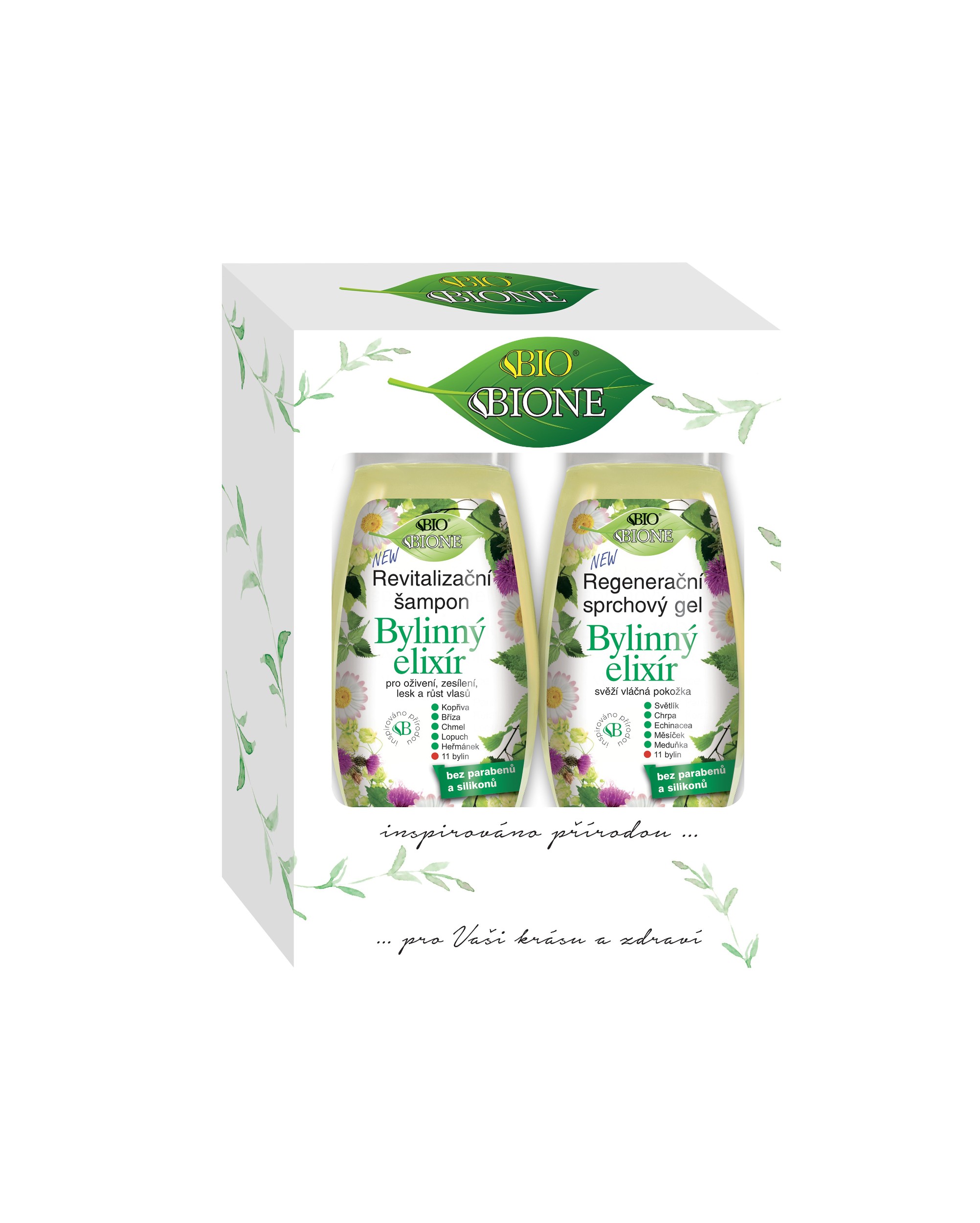 Drogerie a kosmetika - VB Bione Bylinný Elixír šampon+sprchový gel