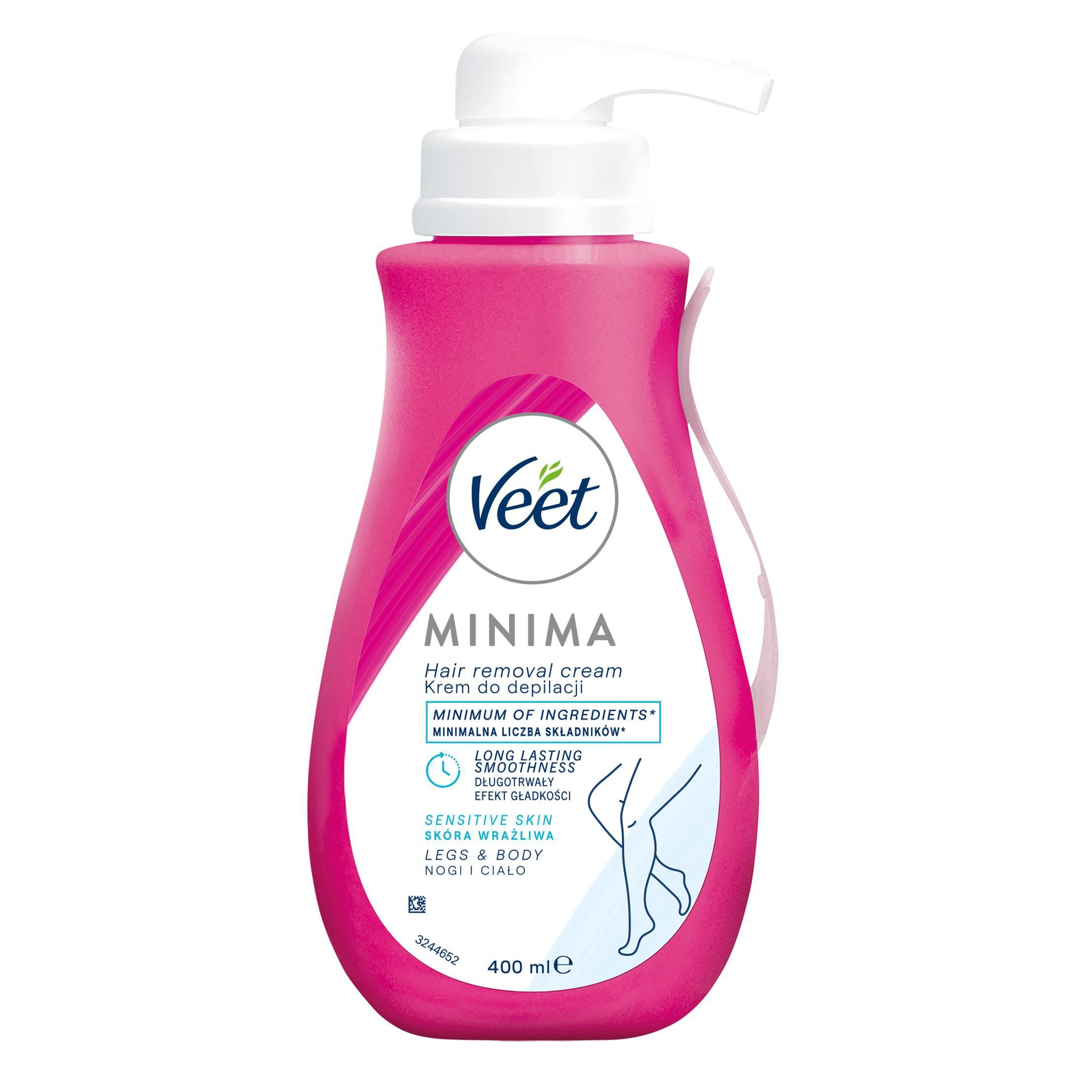 Drogerie a kosmetika - Veet Silk & Fresh Minima depilační krém 400 ml