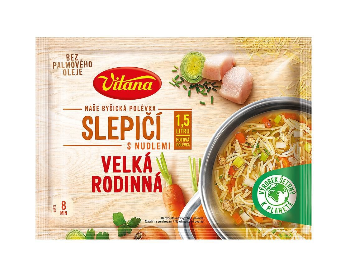 Trvanlivé potraviny - Velká rodinná Slepičí 6 porcí 94g