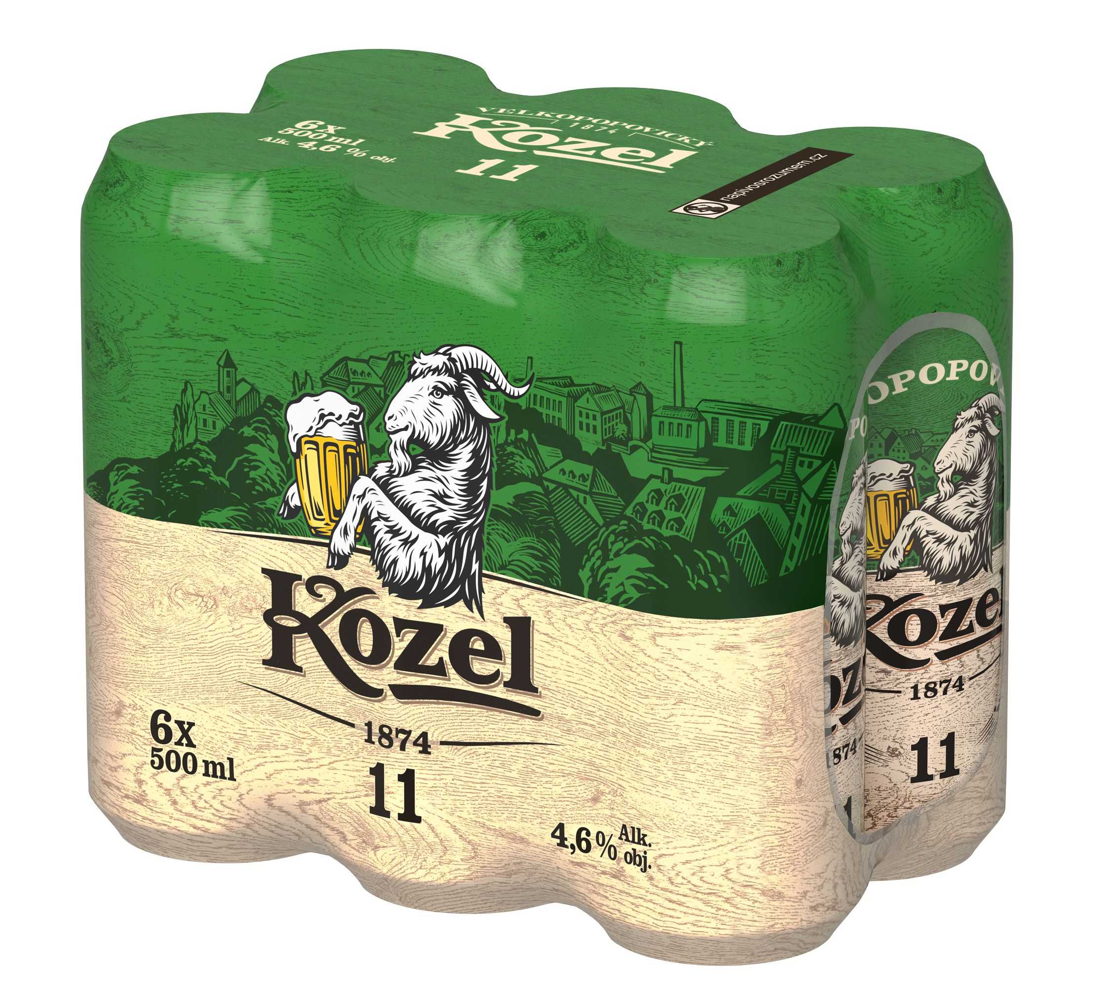 Nápoje - Velkopopovický Kozel 11 6pack plech