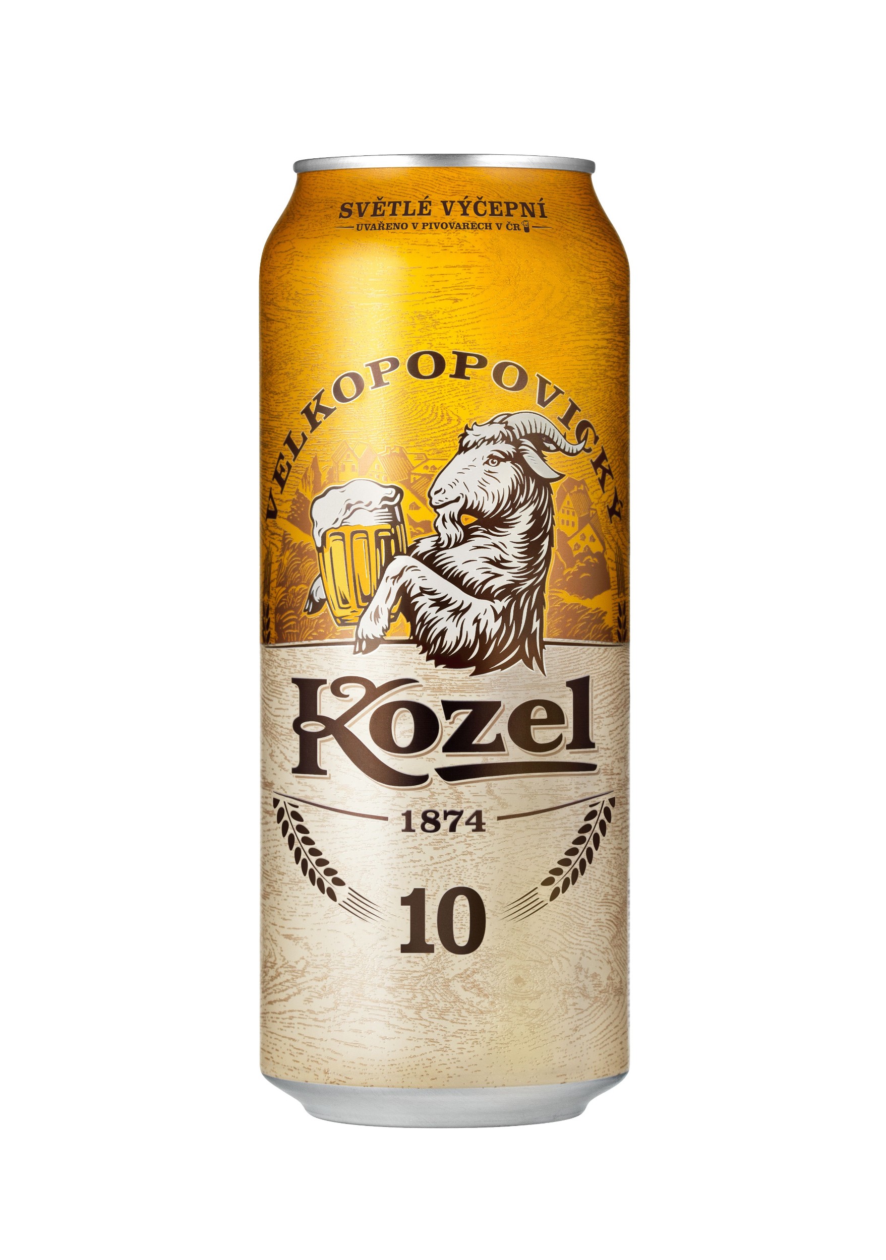 Nápoje - Velkopopovický Kozel Pivo výčepní světlé 0,5 l