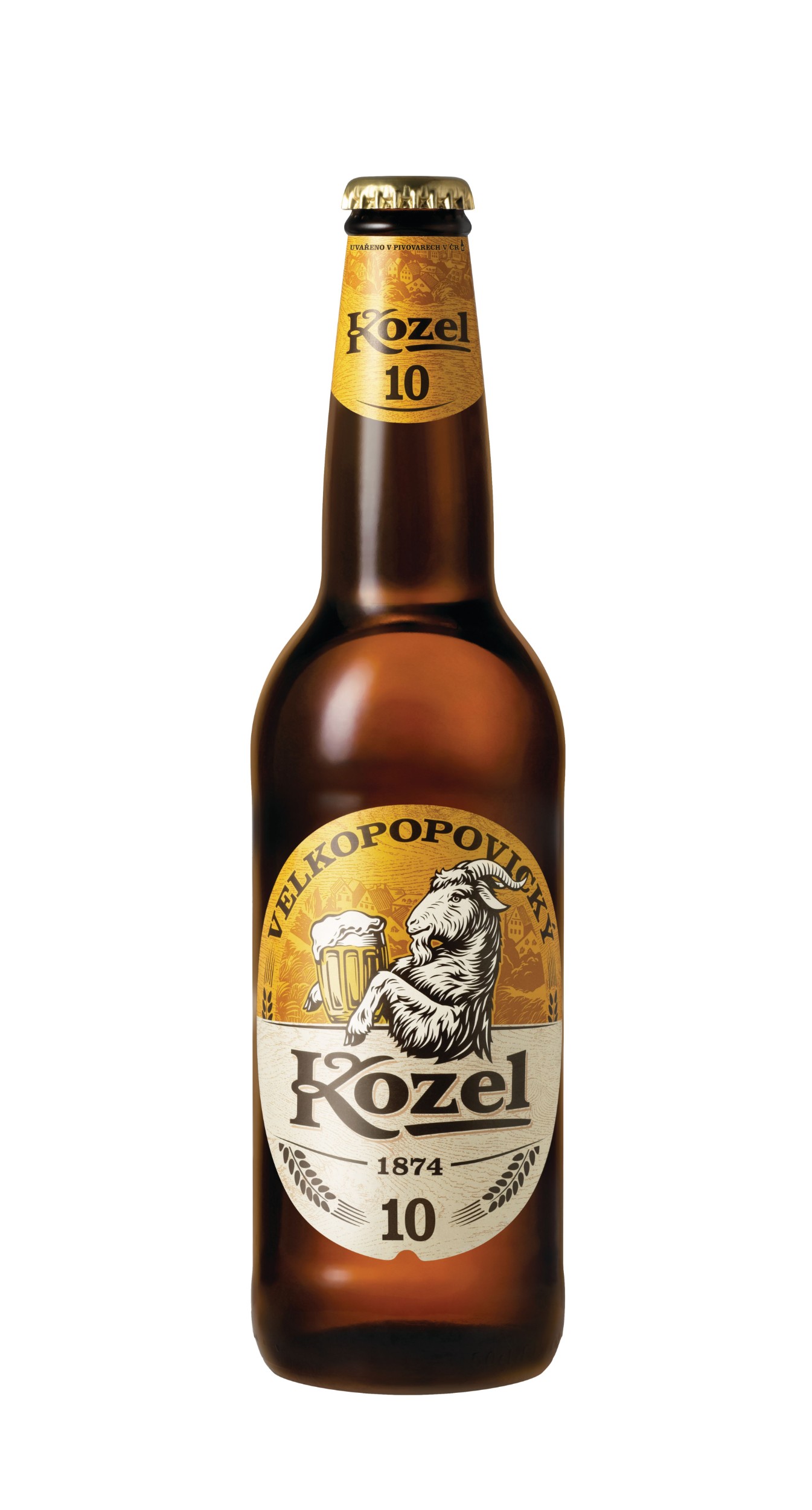 Nápoje - Velkopopovický Kozel Světlé pivo výčepní 0,5 l