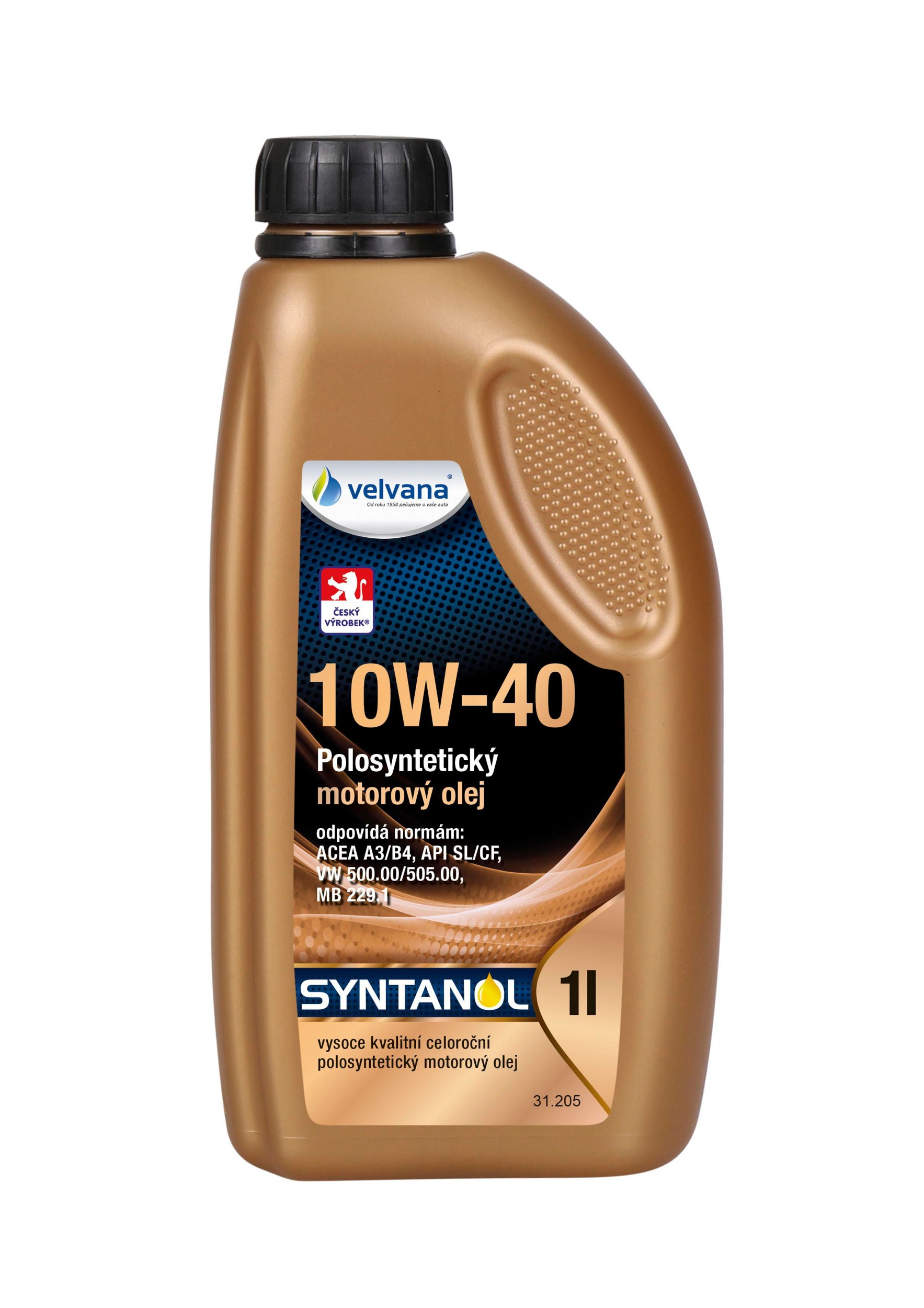 Auto-moto - Velvana Syntanol 10W-40 Millenium semi 1 l