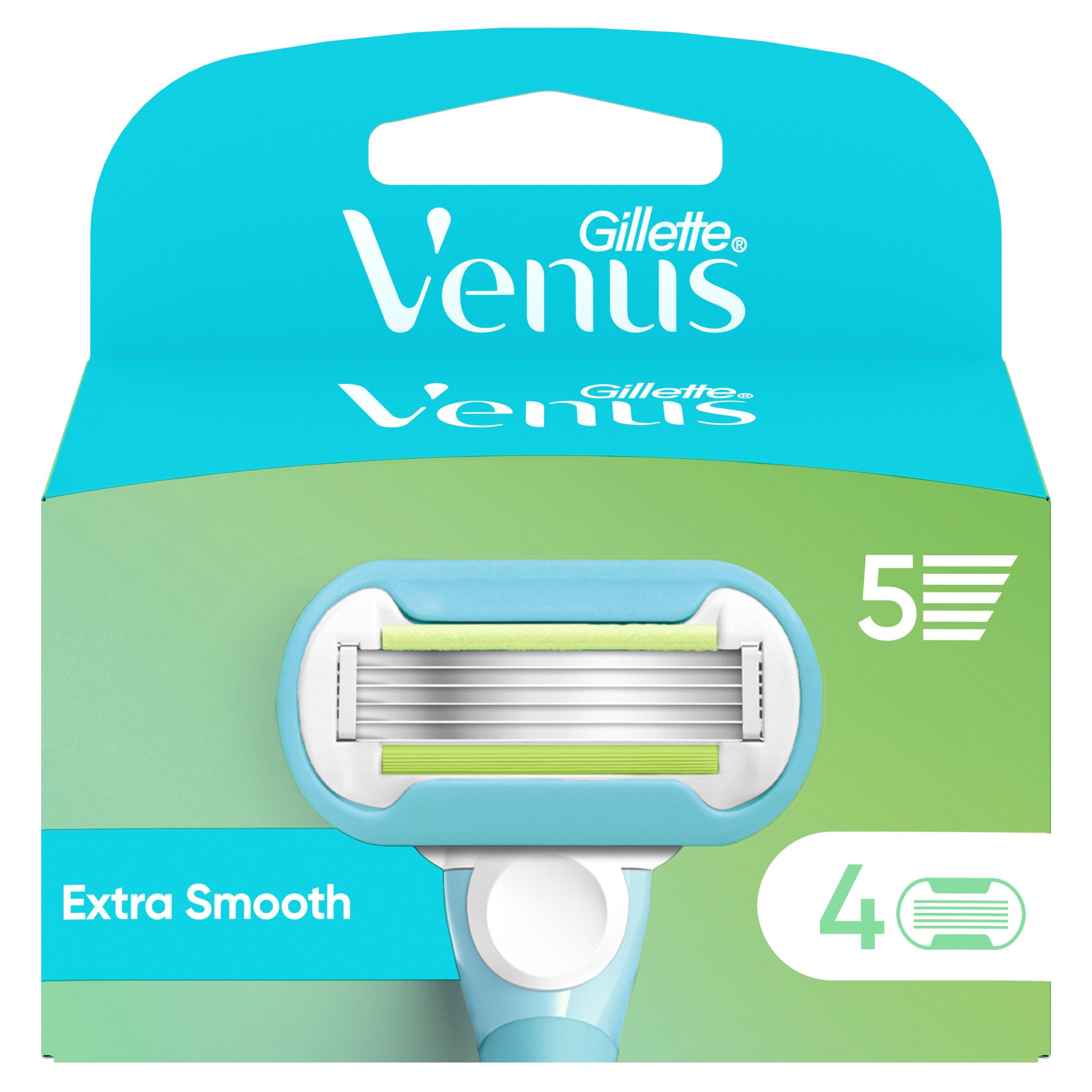 Drogerie a kosmetika - Venus Extra Smooth Holicí Hlavice 4CT