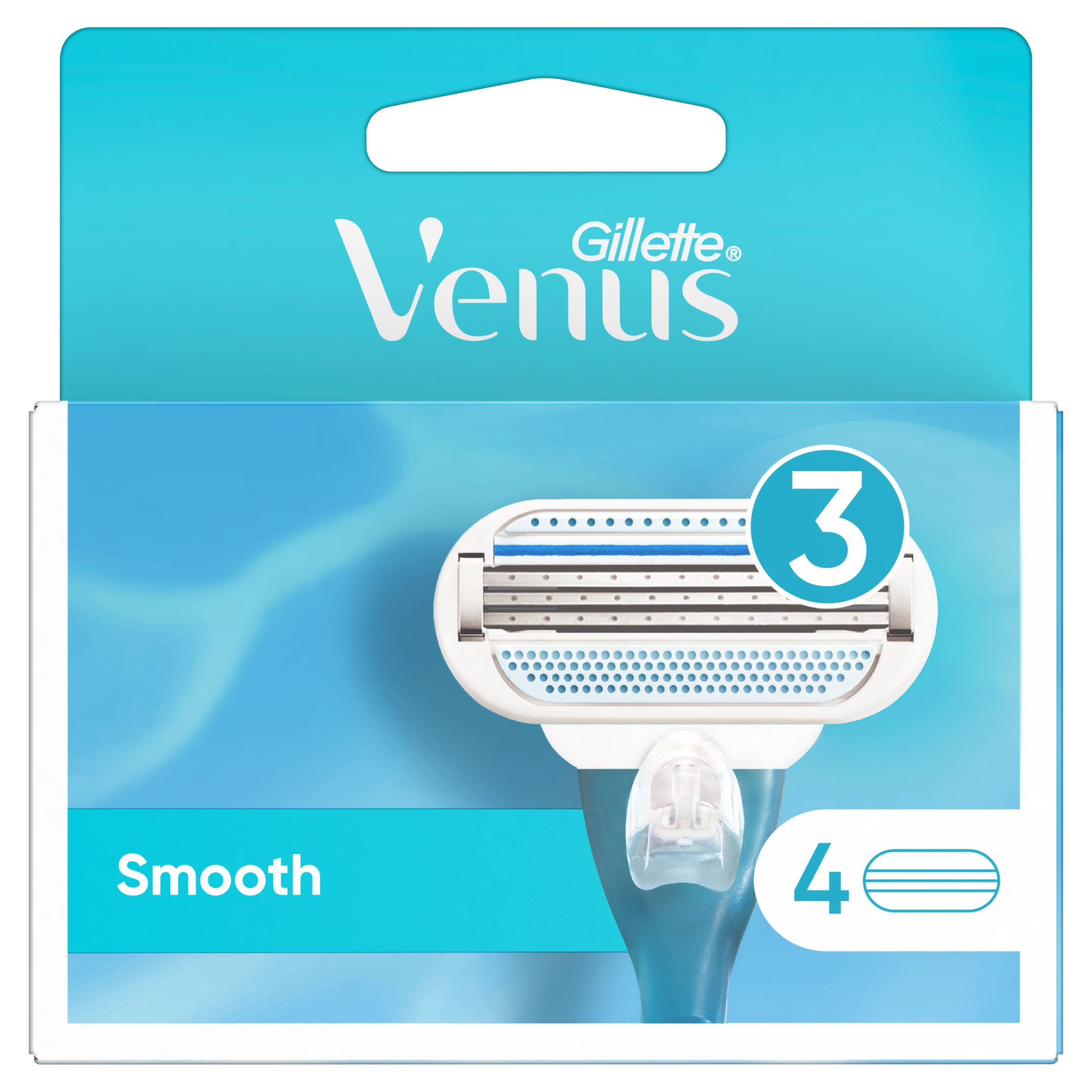 Drogerie a kosmetika - Venus Smooth Náhradní holicí hlavice 4 ks
