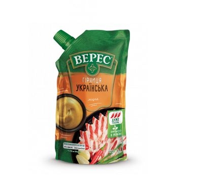 Trvanlivé potraviny - Veres Hořčice Ukrajinská pálivá 120g