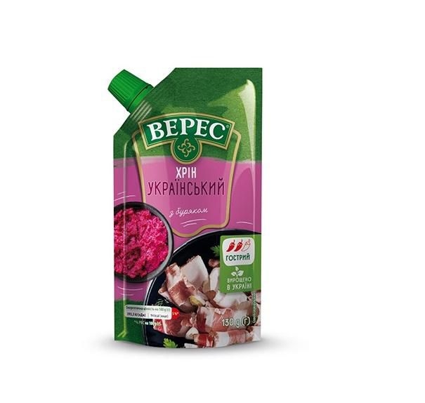 Trvanlivé potraviny - Veres Křen Ukrajinský s červenou řepou pálivý 130g