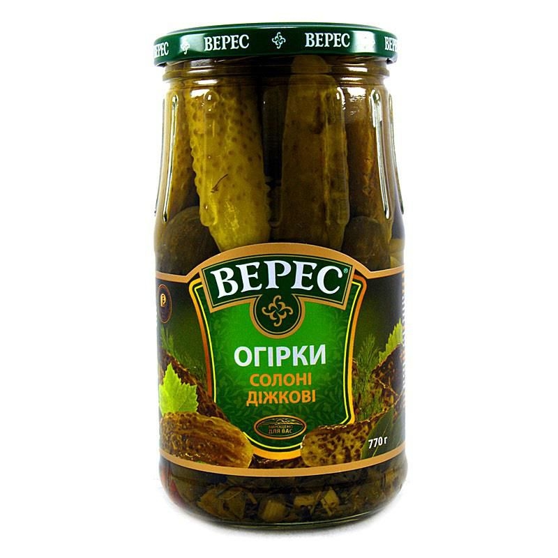 Trvanlivé potraviny - Veres Okurky sudové 770g