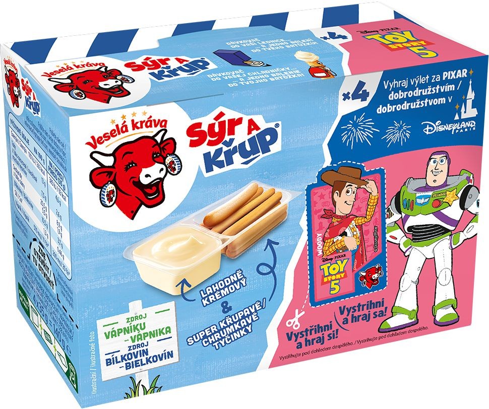 Veselá kráva Sýr a Křup 4x35 g-2