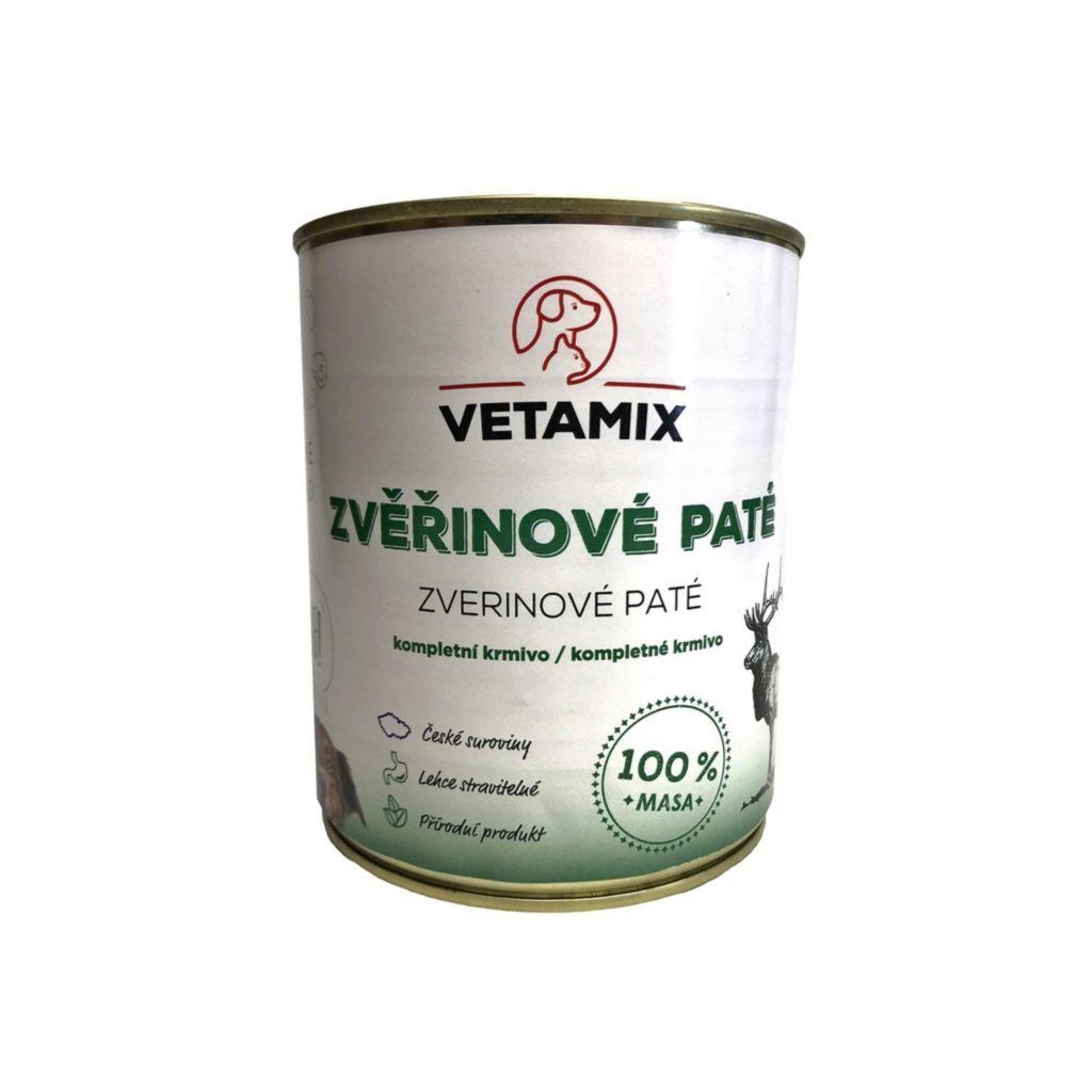 Svět zvířat - Vetamix konzerva zvěřinové paté 850g