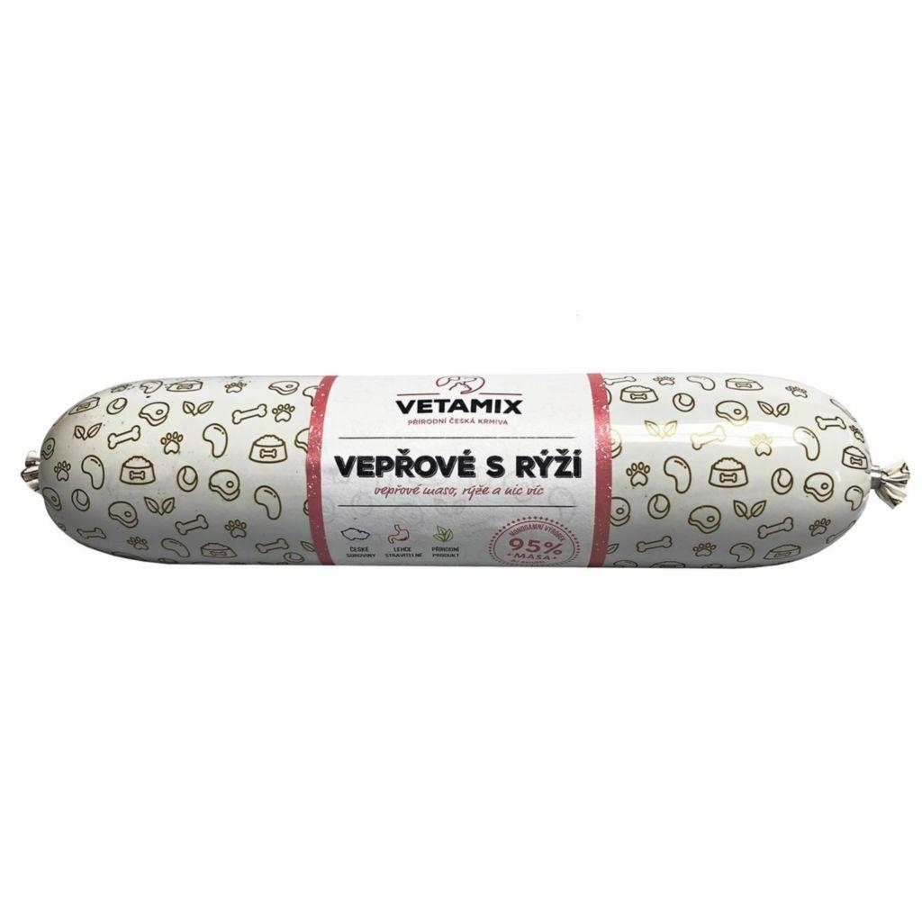 Svět zvířat - Vetamix salám vepřový s rýží 850g