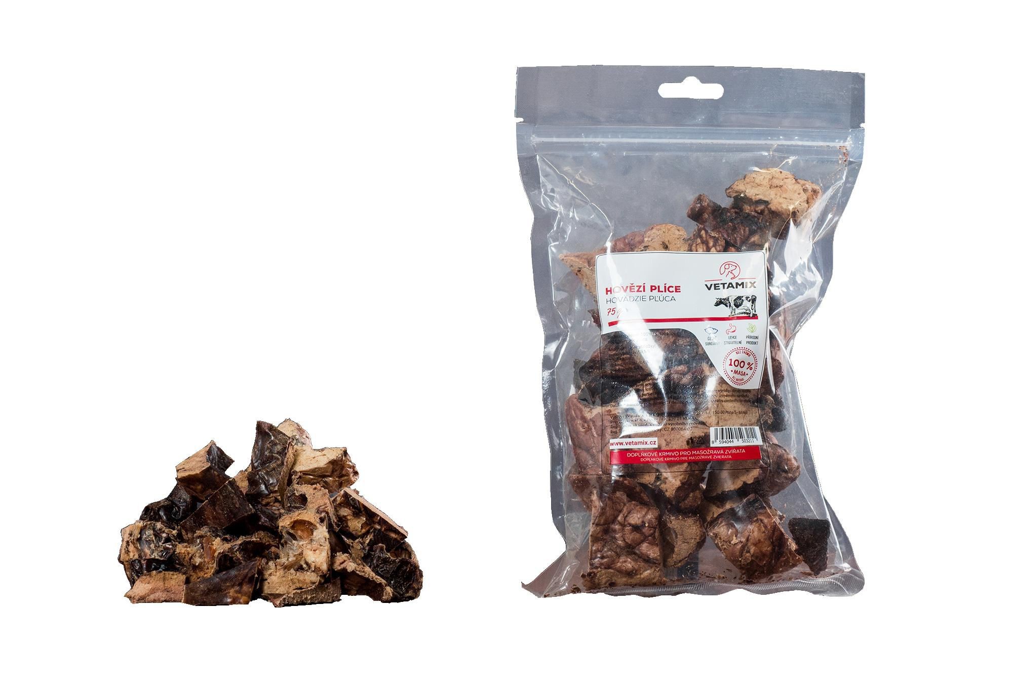 Svět zvířat - Vetamix sušené plíce 75 g