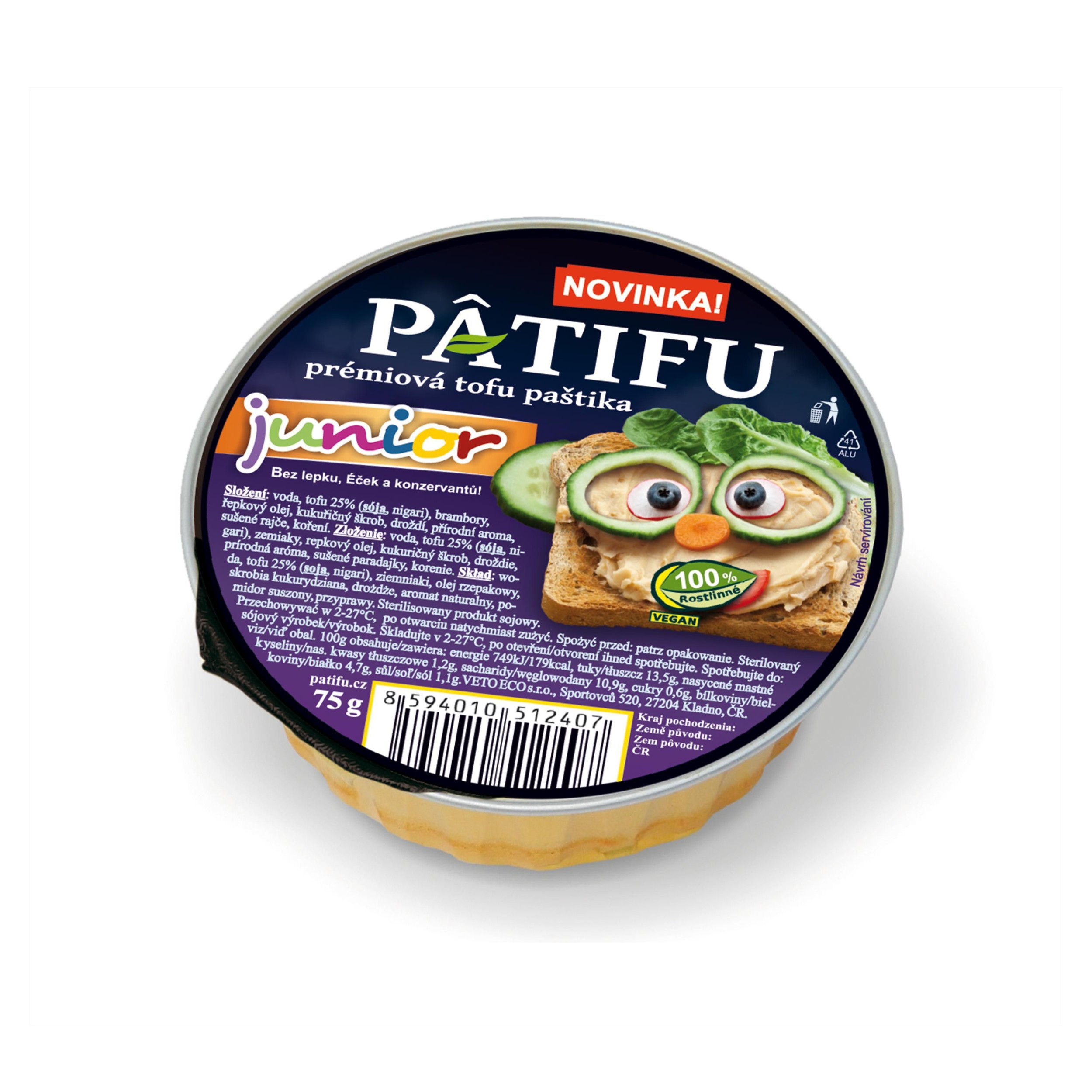 Zdravý svět - Veto Eco Paštika Patufu junior 75 g