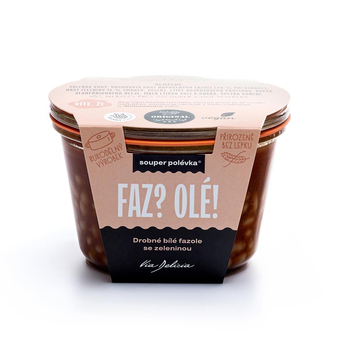 Via Delicia Fazolová polévka se zeleninou 300g