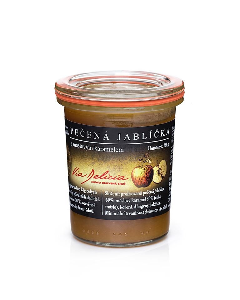 Via Delicia Pečená jablíčka s máslovým karamelem 160g