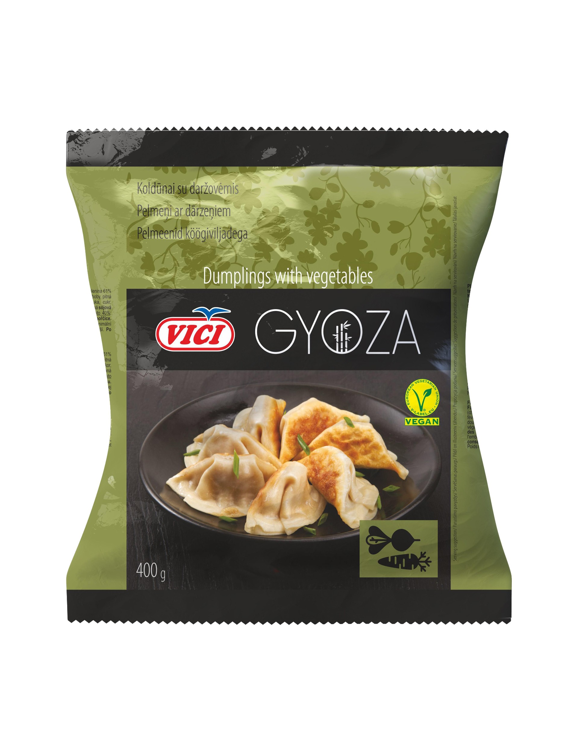 Mražené potraviny - Vici Taštičky se zeleninou vegan mražené 400g