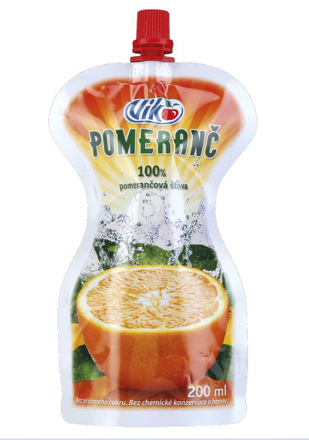 Nápoje - Viko 100% Pomerančová šťáva 200ml