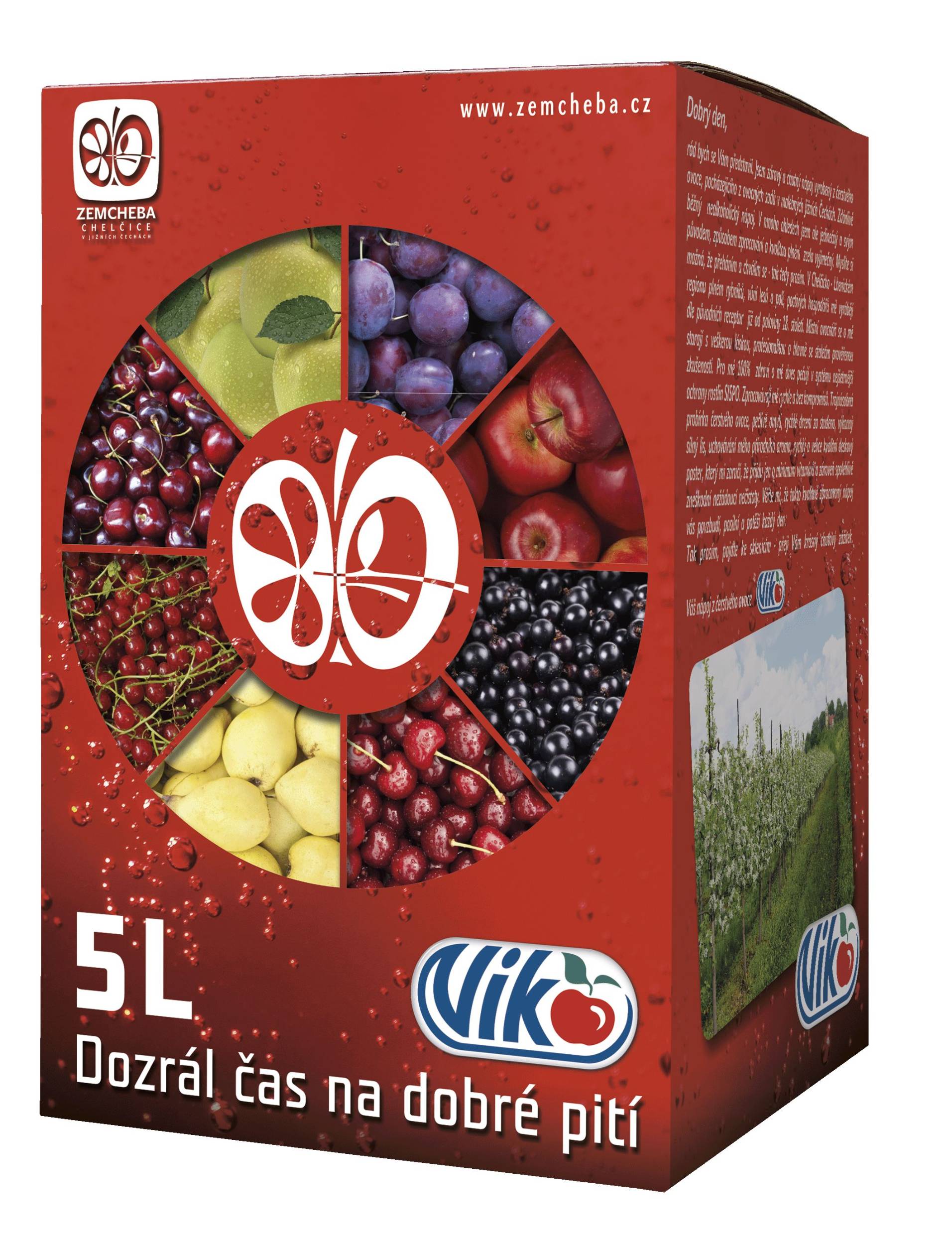 Nápoje - Viko Ovocný nektar meruňka 40% 5l