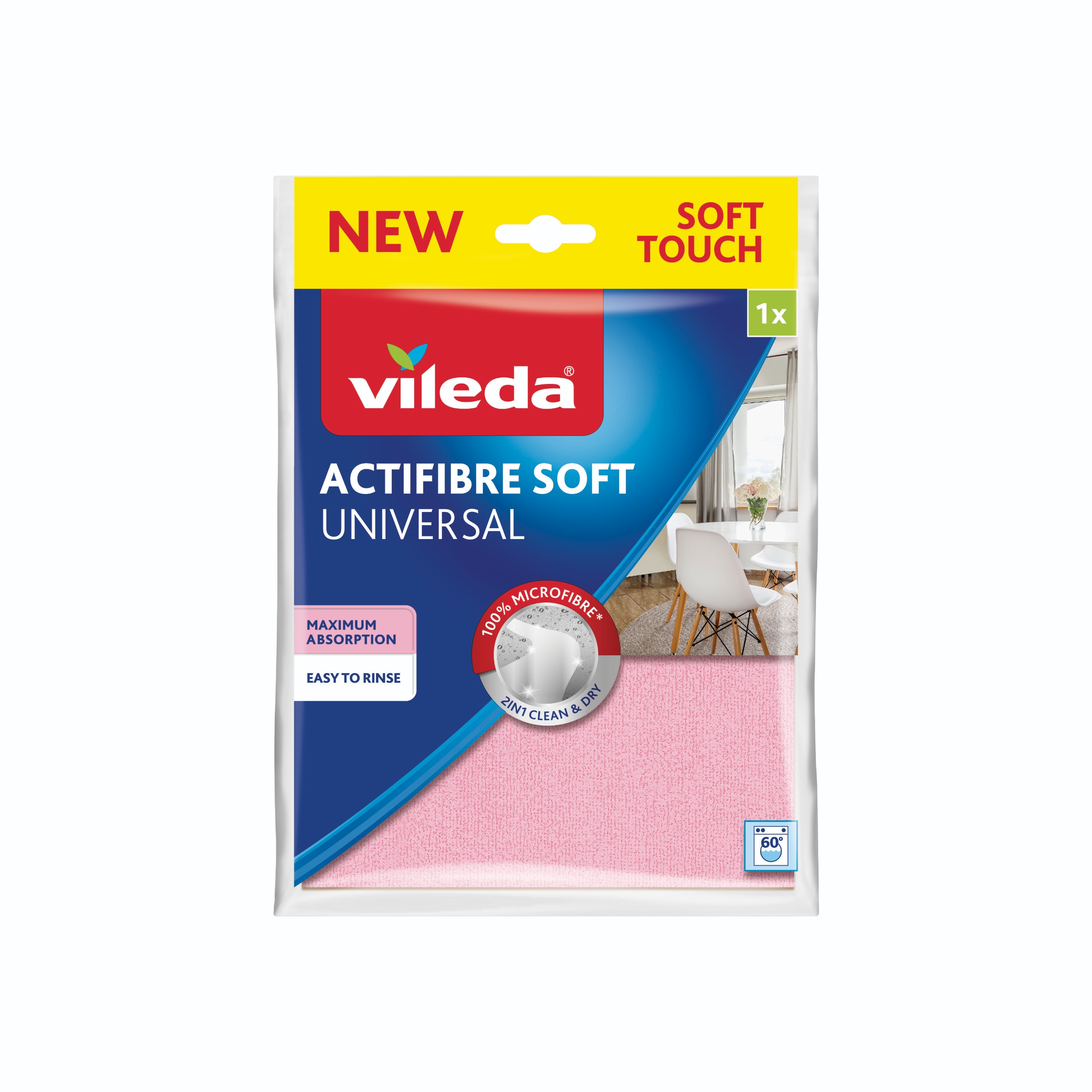Domácnost a Zahrada - Vileda Actifibre Soft mikrohadřík 1 ks