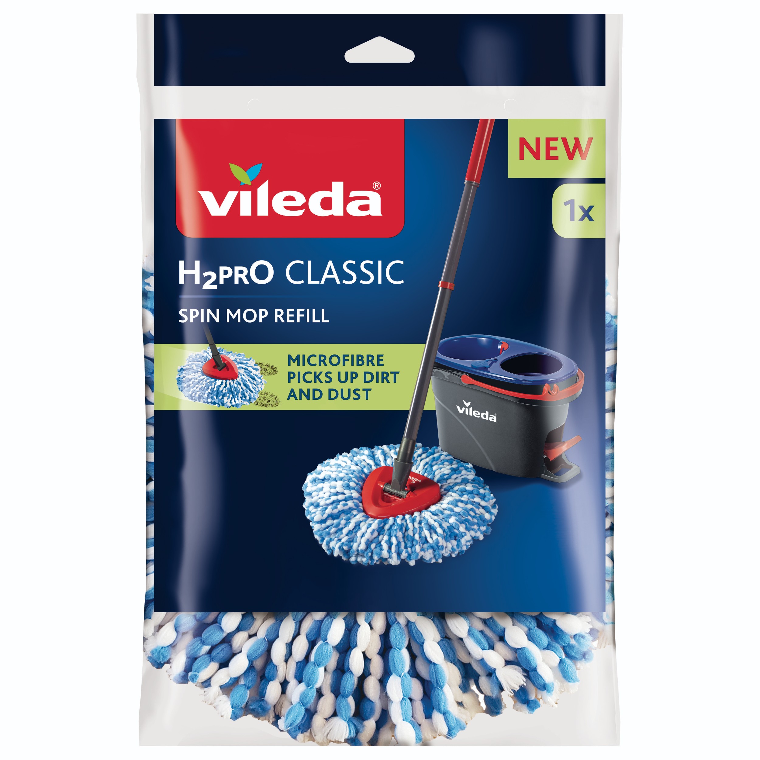 Domácnost a Zahrada - Vileda H2PrO náhrada k třásňovému mopu