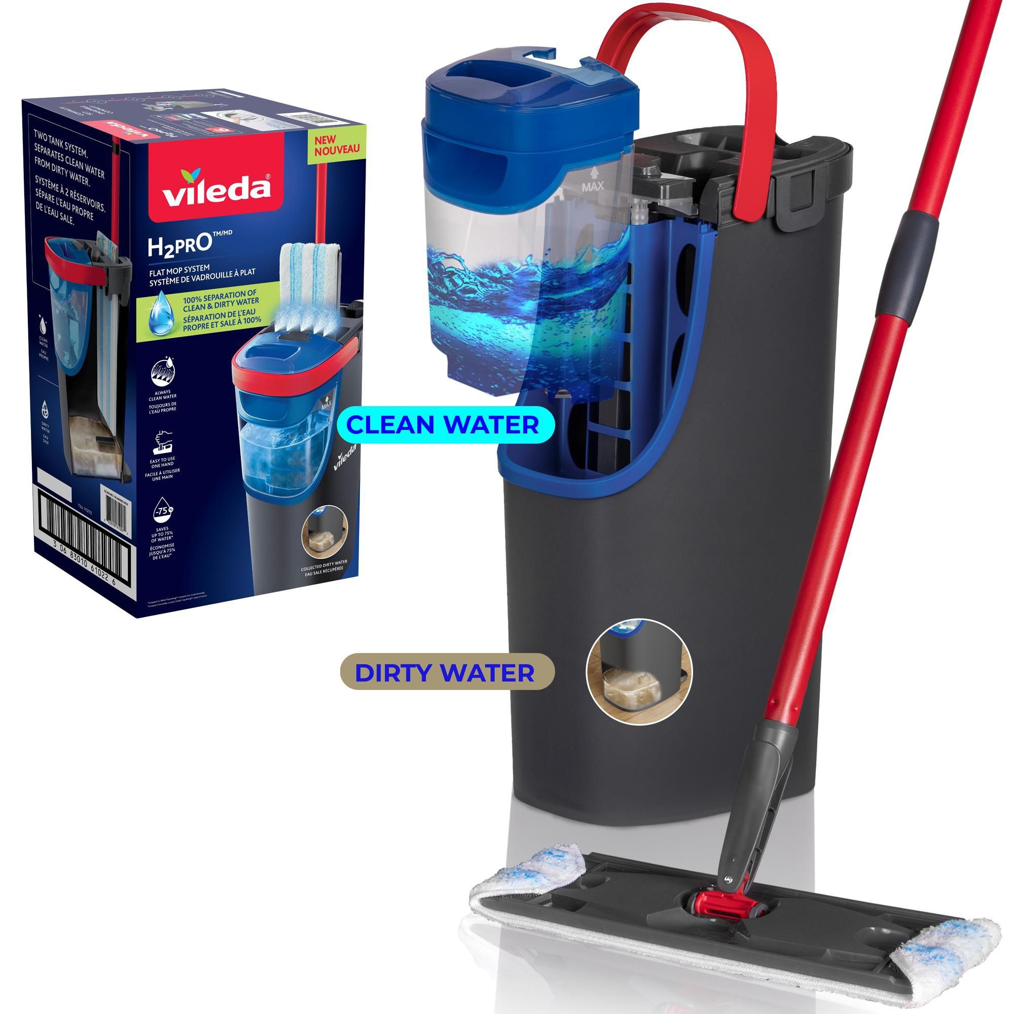 Domácnost a Zahrada - Vileda H2PrO plochý mop