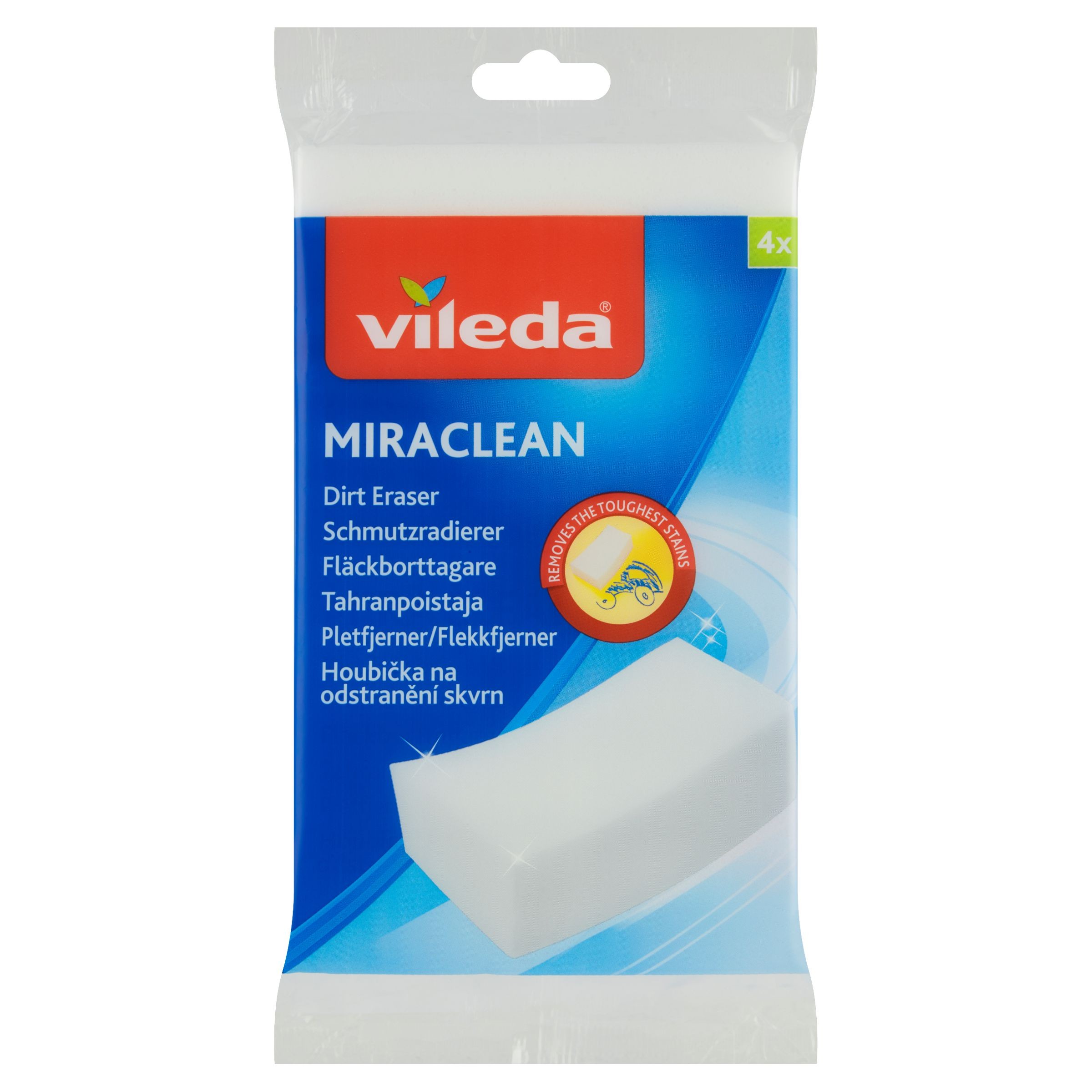 Drogerie a kosmetika - Vileda Miraclean houbička 4 ks