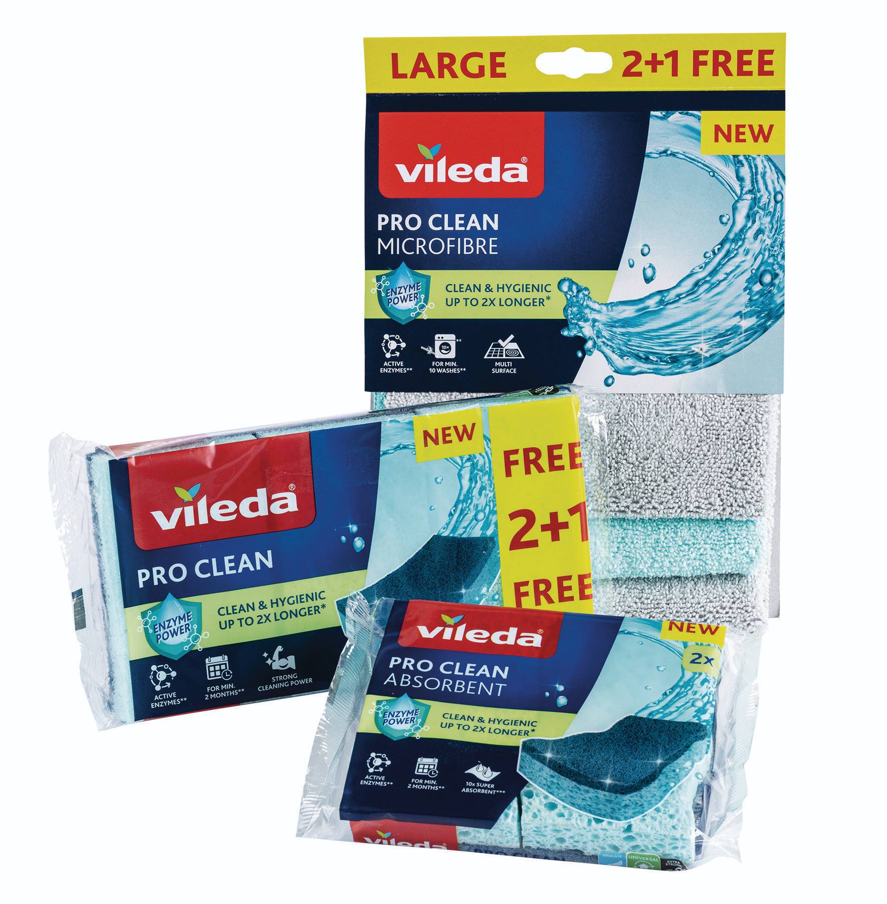 Vileda Pro Clean mikrohadřík 2+1ks-1