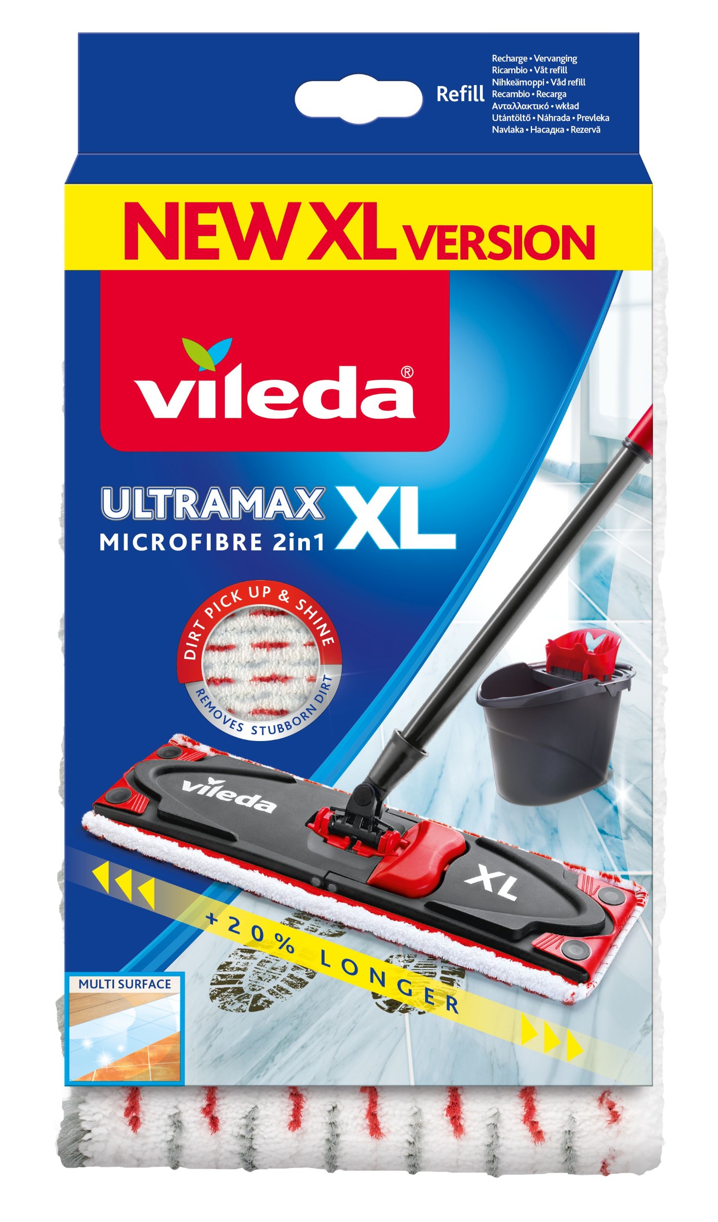 Domácnost a Zahrada - Vileda Ultramax XL Microfibre 2v1 náhrada