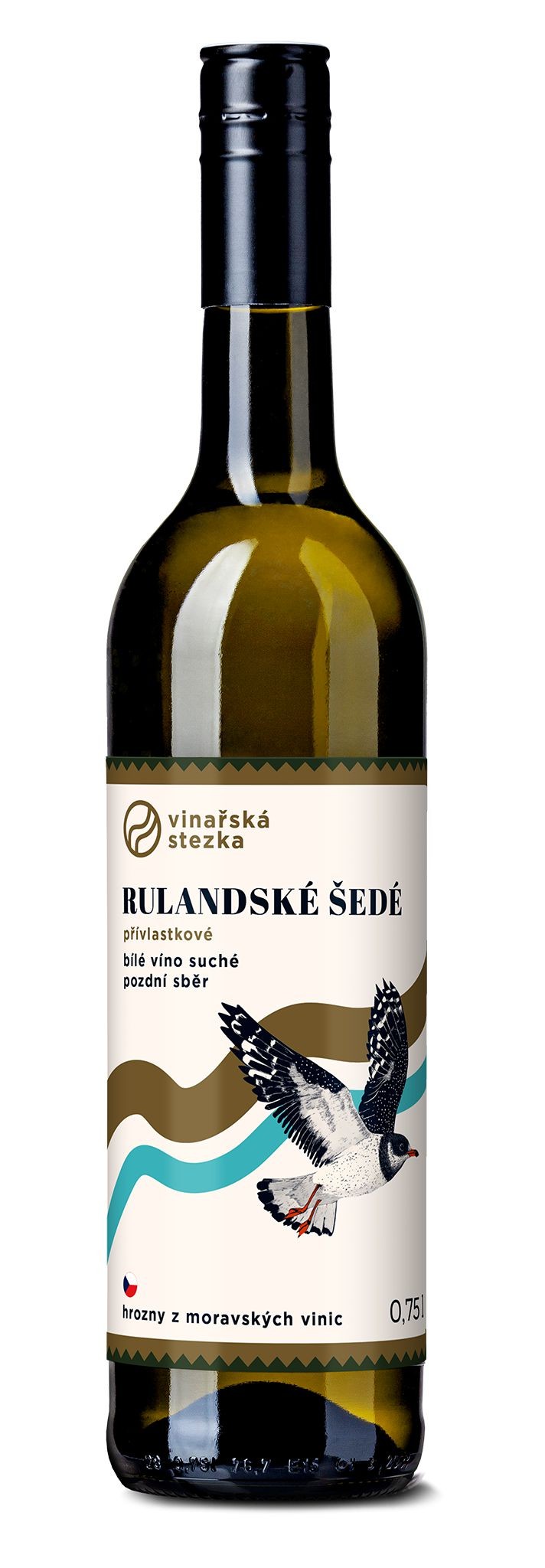 Nápoje - Vinařská Stezka Rulandské šedé jakostní víno s přívlastkem pozdní sběr 0,75l