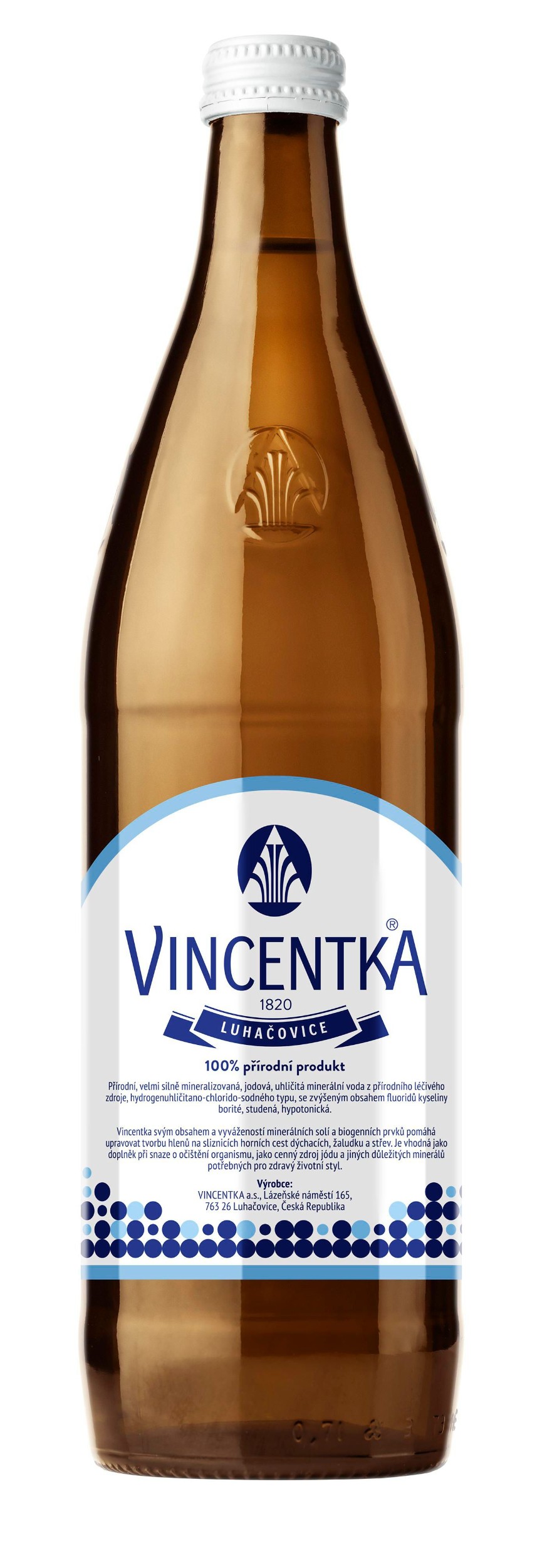 TOP produkty - Vincentka Luhačovice 0,7 l