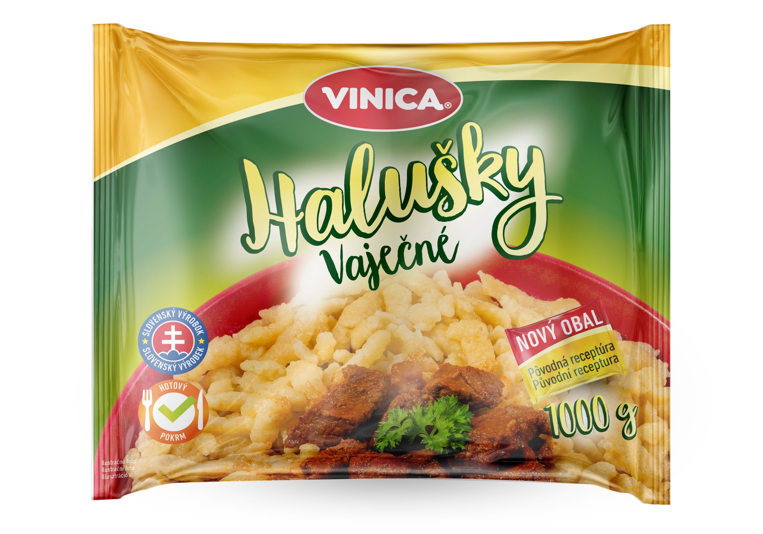 Mražené potraviny - Vinica Halušky vaječné 1kg mražené