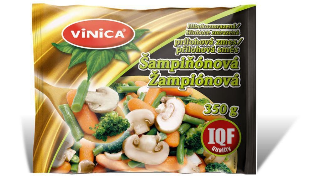Mražené potraviny - Vinica Přílohová směs žampionová mražená 350g