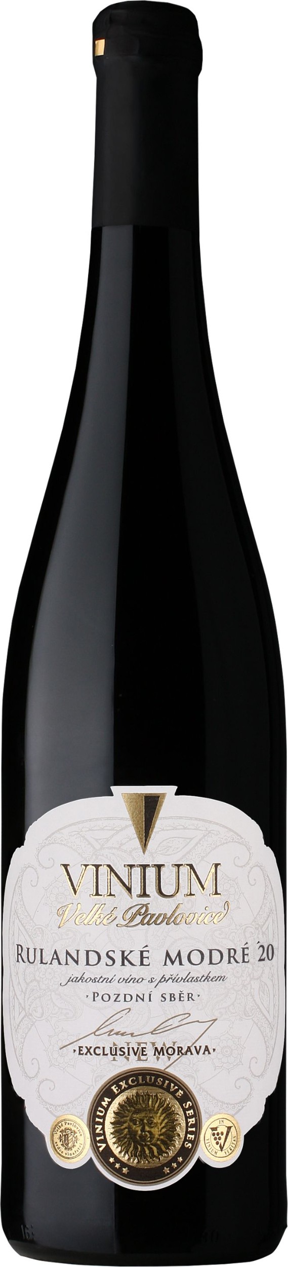 Nápoje - Vinium Exclusive Rulandské modré pozdní sběr 0,75 l
