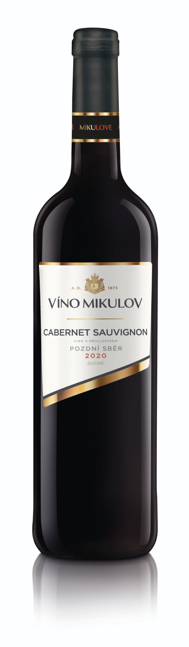 Nápoje - Víno Mikulov Exclusive Cabernet Sauvignon pozdní sběr 750 ml
