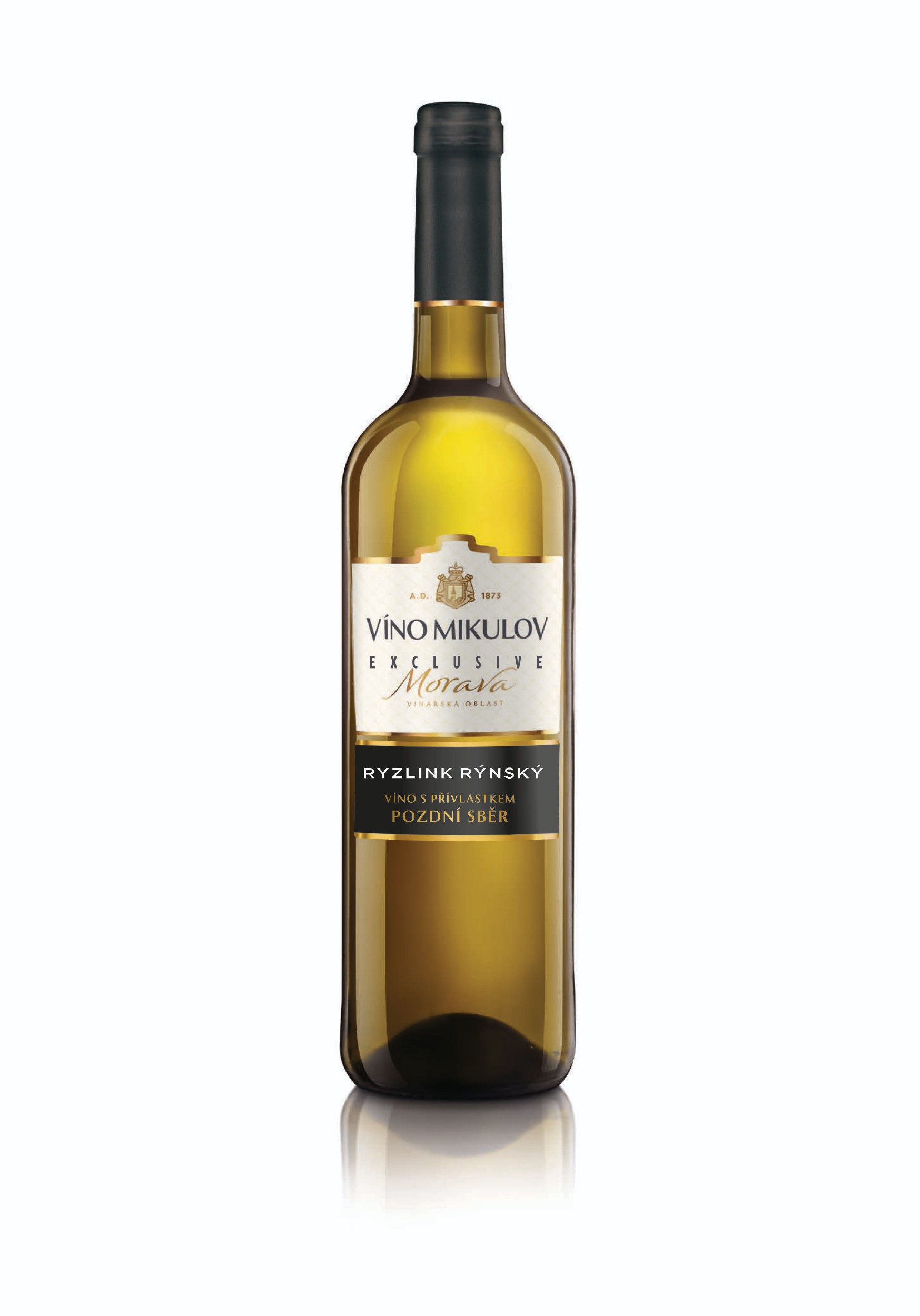 Nápoje - Víno Mikulov Exclusive Ryzlink rýnský pozdní sběr 0,7l