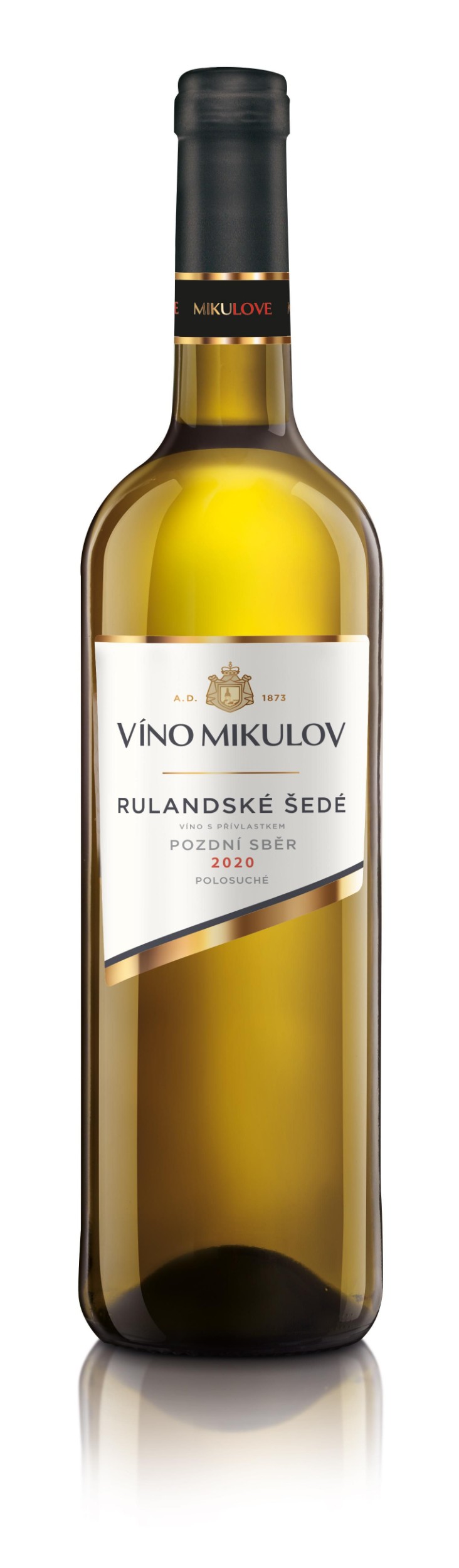Nápoje - Víno Mikulov Rulandské šedé pozdní sběr 750 ml