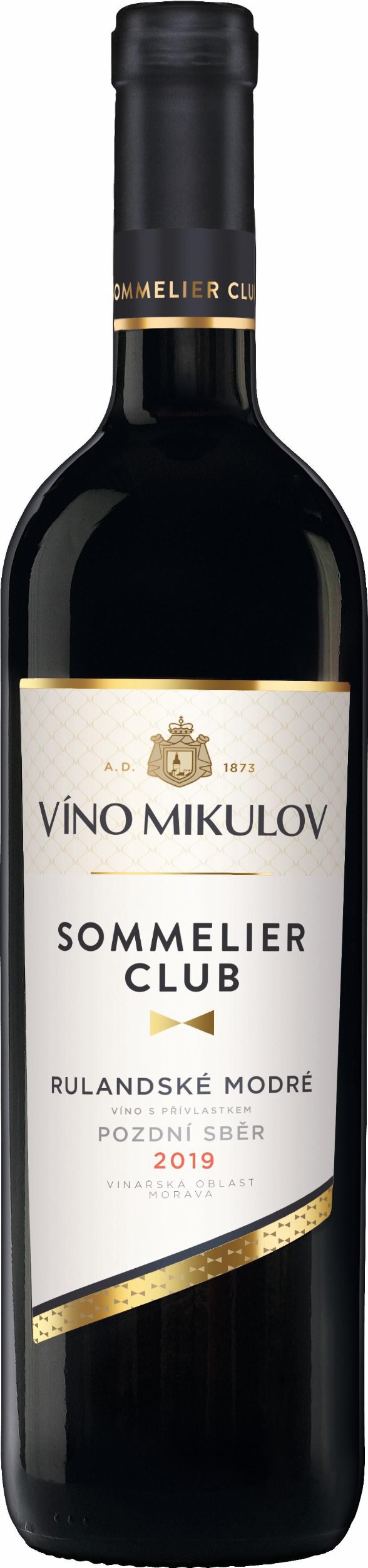 Nápoje - Víno Mikulov Sommelier Club Rulandské modré pozdní sběr 750 ml