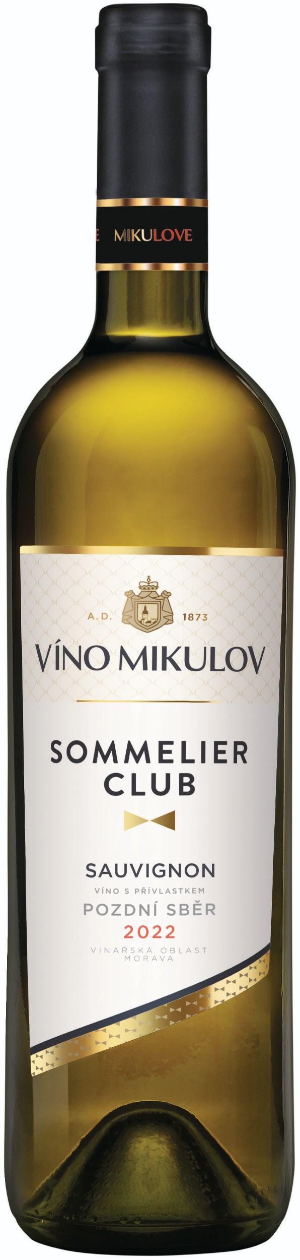 Nápoje - Víno Mikulov sommelier club Sauvignon pozdní sběr 0,75 l suché