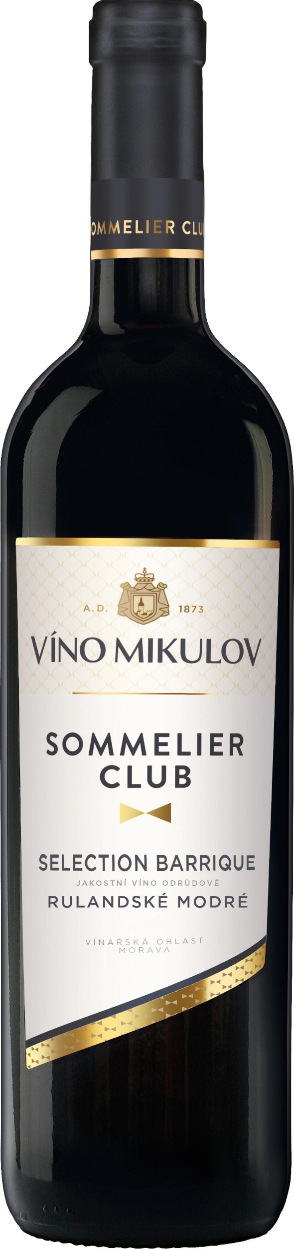Nápoje - Víno Mikulov Sommelier Club Selection Barrique Rulandské modré 750 ml