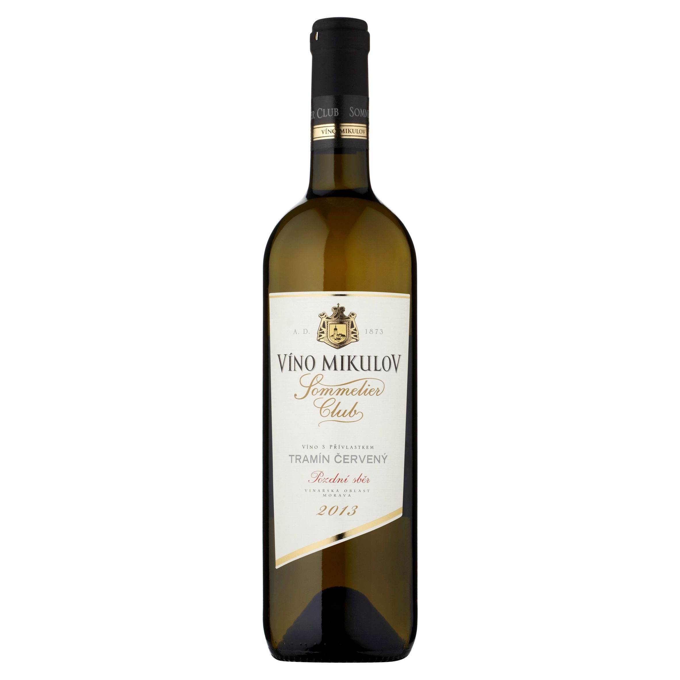 Nápoje - Víno Mikulov Sommelier Club Tramín červený pozdní sběr 750 ml